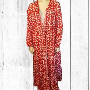 Boho Floral Maxi Dress